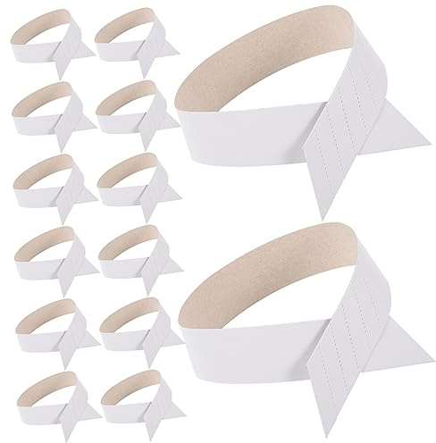 LIFKOME Kragenstäbchen Weiß aus Papier 100 für Herrenhemden und Blusen | Flexible, Anpassbare Größe, Formstabilität, Einfache Optik, 100 Stück, für Hemd und Bluse