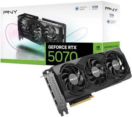 PNY Carte Graphique GEFORCE RTX™ 5070 12Go Triple Fan DLSS 4