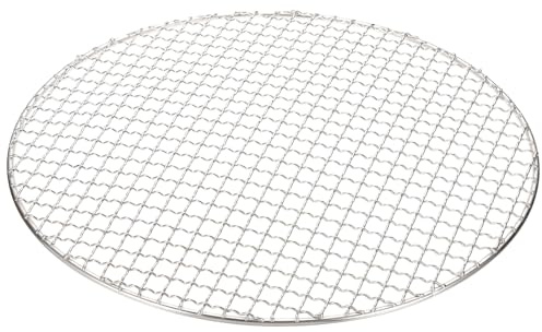 sourcing map Grille de refroidissement ronde en acier inoxydable de 33 cm pour barbecue - Passe au four et au lave-vaisselle - Argenté