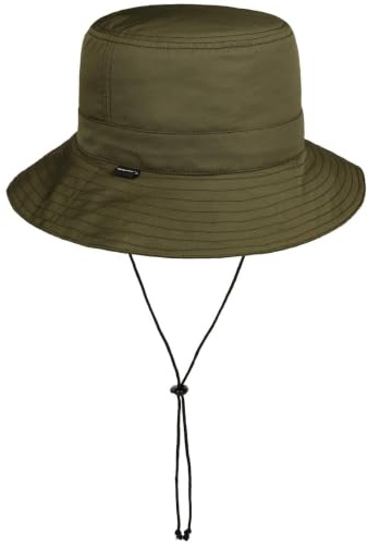 Seeberger Sympatex Fischerhut mit Kinnband Stoffhut Regenhut Anglerhut Outdoorhut Bucket Hat Damen/Herren - Herbst-Winter Herbst Winter