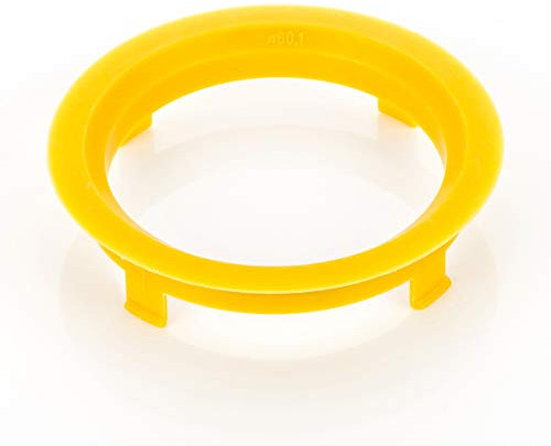 LST 4x Zentrierringe Gelb für Alufelgen Radnabe Ø 60,1 mm - Ø 70,1 mm