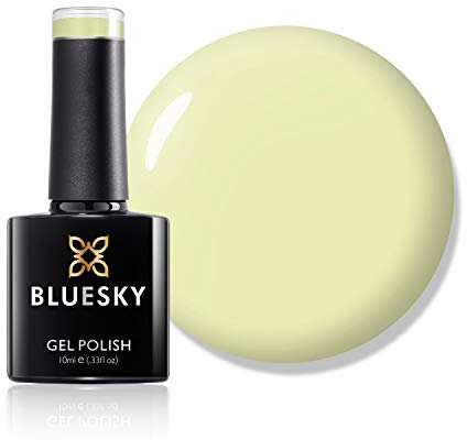 Bluesky Gel Nail Polish, Spring 2021 Collection, Allegro Ss2101, 10 ml, Pastel, Nude, Yellow, Green (Requires Curing Under LED or UV Lamp)