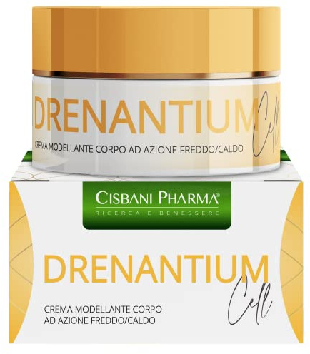 CISBANI PHARMA Crema Anticellulite forte con Olio di Mandorle Dolci 420 ml | Effetto Freddo-Caldo, Azione Drenante Gambe, Ideale per pancia, cellulite cosce e glutei
