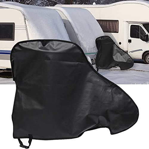 Skyour Abdeckung für Anhängerkupplung, universell, wasserdicht, für Wohnwagen, Wohnwagen, Anhängerkupplung, atmungsaktiv, Zungenwagenheber, Staubschutz, Anhängerkupplung, Schloss