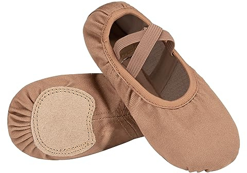 STELLE Ballet Shoes Toddler Slippers Highly Elastic Canvas Girls(TN, 11ML)