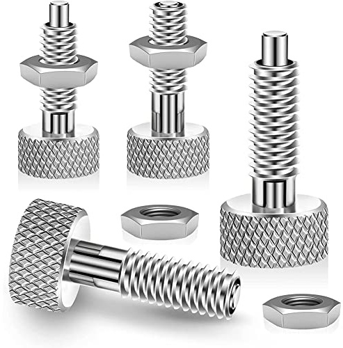 Anlayliay 4Pcs Handle,Quick Release Lock Pin, Retractable Spring Plunger, M6 Lockout Kit for Rolling Tool Box