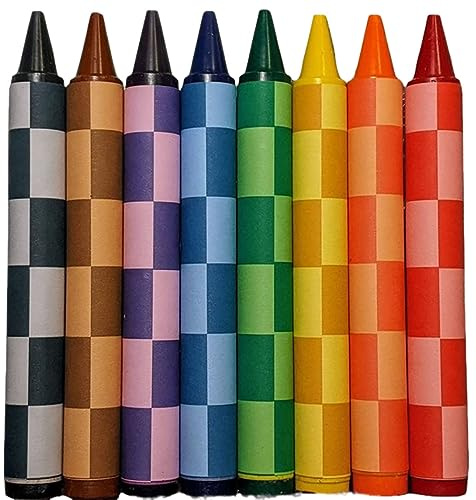 Handcrafted Handy Dandy Notebooks 8 Joe Checkered Colored Jumbo Crayons Collection