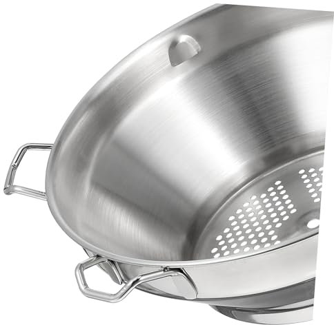 Luxshiny 1stück Edelstahl Kartoffelpresse Für Kartoffelpüree Handbetriebene Spülmaschinenfeste Kartoffelstampfer Für Gemüse Und Obst Mit Rutschfestem Griff Für Zubereitung Der Küche