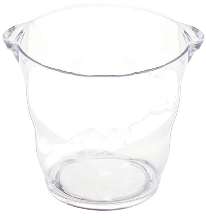 ZSLZXAHL Eiskübel, Eiskübel, Aufbewahrungsbox, transparent, hohe Kapazität, wasserdichte Aufbewahrungsbox, Wein, Bier, Cocktail, Eiskübel, tragbarer Kühler für Bar, Restaurant, Eiskübel-Sets