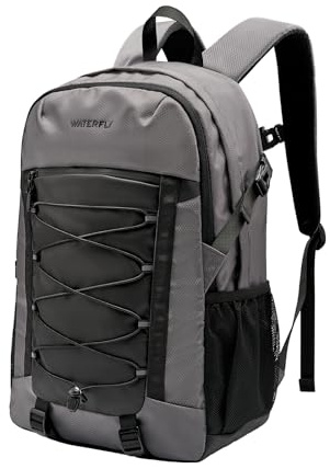 WATERFLY 25L Wanderrucksack Herren Damen: Sport Trekkingrucksack Leicht Rucksack Outdoor Daypack mit Abnehmbare Brustschnalle für Wandern Reisen Camping