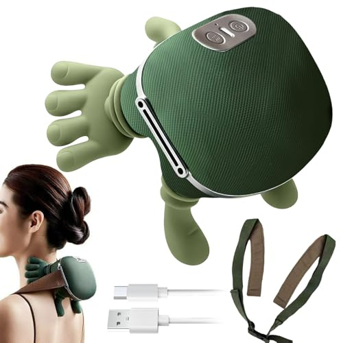 Masajeador Térmico Biónico 4D Para Cuello Y Hombros Con Calor, Mano Humana Y Dedos Simulados, Masajeador Hombros Con 2 Modos Calor, Masaje Profundo Para Mujeres, Hombres