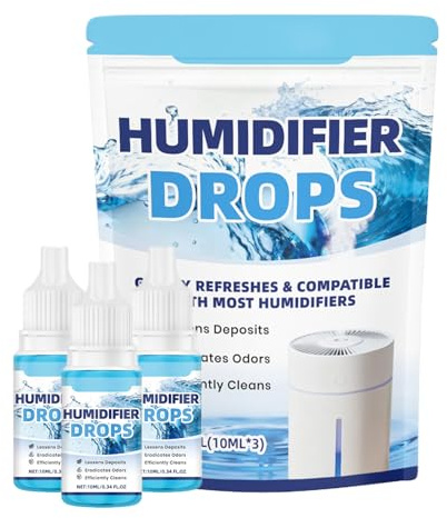 Nudorpn Aditivo Para Humidificador,3 Piezas de Limpiador Natural Universal | Limpiador Y Desincrustante De Humidificador,para Hogar Habitación Guardería Salón Acuario Fuente Difusor Nebulizador