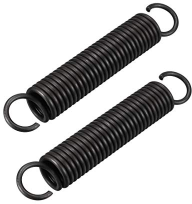 sourcing map Ressort de Traction Ressort de Tension Ressorts d'Extension 2.5mm Fil Dia, 18mm OD, 110mm Libre Longueur Ressort Acier Petit Double Crochet, 2pcs