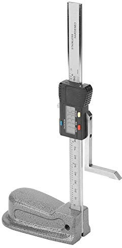 Marcador digital de elevación con altura de medición de 150 mm, pies magnéticos, conversión de milímetro/pulgada, base de acero inoxidable, medidor de profundidad Medidor de medición