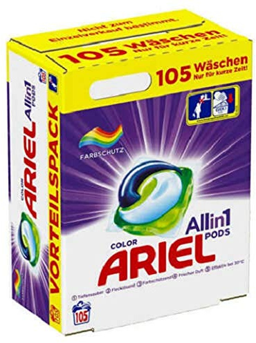 Ariel All-in-1 Pods Colorwaschmittel (3x35) - 105 Waschladungen