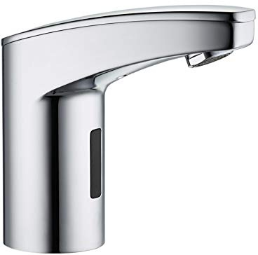 STIEBEL ELTRON Sensor-Armatur WSN 20 für offene (drucklose) Kleinspeicher oder Durchlauferhitzer, batteriebetrieben, 238822, Silber