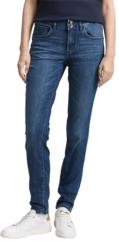 TOM TAILOR Damen 1024688 Alexa Skinny Jeans, 10282 - Dark Stone Wash Denim, 31W / 30L EU