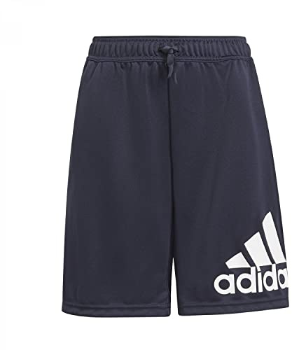 ADIDAS B BL SHO Pantalone Corto, Blu (Tinley)/Bianco, 7 Años Bambino