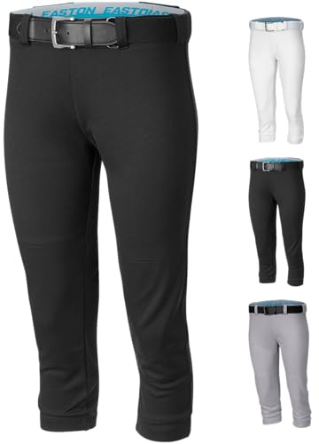 Easton Zone 2 Fastpitch Softball Pants | Adult Sizes | Multiple Colors ZONE2 Pantalon BK M, Noir, M Femme
