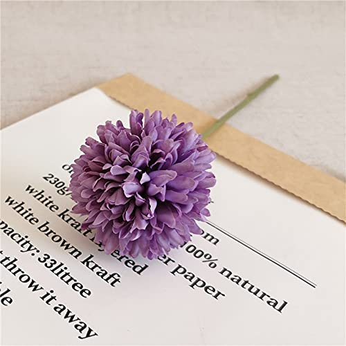 Stücke 29 cm Künstliche Löwenzahn Blume Seide Hyazinthe Blume Hochzeit Dekoration für Home Party Hotel Garten Dekorationen-Lila