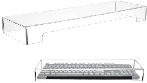 Hemobllo Tastatur Staubschutz - Tastaturhülle Für Den Haushalt Abdeckungen -Kappenabdeckungen Schutz -staubschutzhülle Rechteckig Acryl Abdeckung