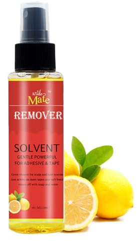 Tape Extensions Remover- Lace Glue Remover - Citrus Flavor Tape in Extension Remover Spray for Hair Replacement Lace Front Wig, Poly Hairpieces, Toupee,Hair Systems Bonding (118mL)