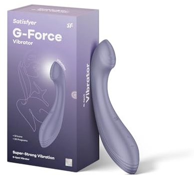Satisfyer G-Force | G-Punkt Vibrator | 50 Vibrationskombinationen | 19 cm | Wasserdicht (IPX7) | Hautfreundliches Silikon | Sex Spielzeug für Frauen | Erotik | Sex Toys | Mehrere Vibrationsprogramme
