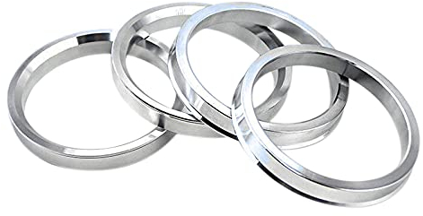 Zentrierringe,Radnaben-Zentrierringe 4 stücke Aluminium Zentren Zapfen Hub Ringe Rad Spacer Set 61.1mm ID bis 73.1mm OD