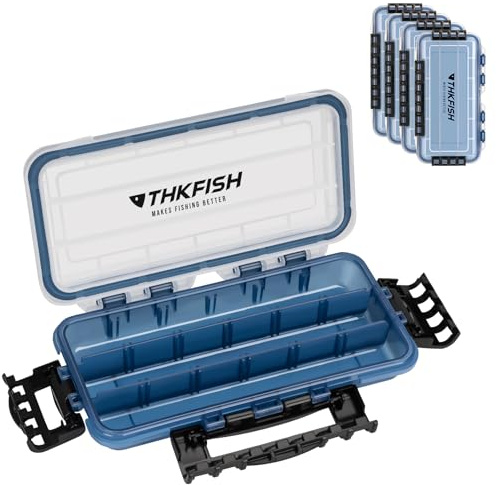 THKFISH Angelbox 3600 Köderbox 3700 Angeln Tackle Box Angelkoffer 2 Stück Wasserdicht Sich hin- und Herbewegende Angeln Angelköder Box (3500-4PCS)