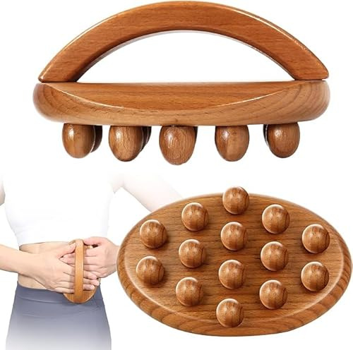 Holztherapie Faszienfreigabe Massagewerkzeuge Manuelle Triggerpunkt Lymphdrainage Cellulite Massagegerät Holz Massagebürste (Massagewerkzeuge)