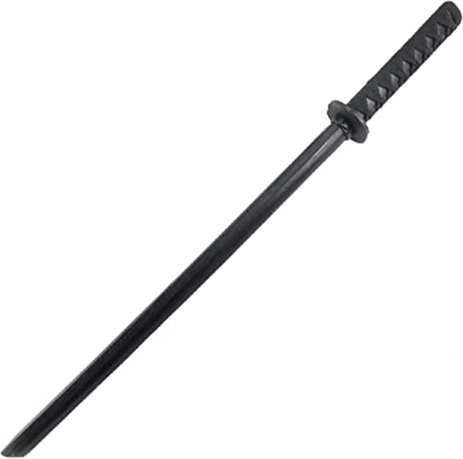 Kendo öva träsvärd, massivt trä kampsportspinne, kampsportsträning trä, trä samuraisvärd, trä katana, cosplay rekvisita, öva trä pinnar/svart/80 cm