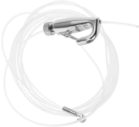 HOMSFOU Gancio Per Cornici in Filo Metallico Regolabile Ciondolo in Acciaio Inossidabile Resistente Sicuro Facile Da Installare Per Appendere Cornici e Specchi