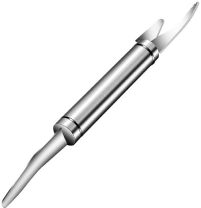 UKCOCO Outil de Nettoyage Découpe des Crevettes Design Ergonomique en Acier Inoxydable Facile à Ranger, Cuisine