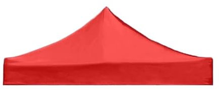 Auvent de rechange - 3 x 3 m/2 x 2 m - Pliable - Imperméable - Pour tonnelle, terrasse, jardin, cour - Housse de pavillon (2 x 2 m) - Rouge
