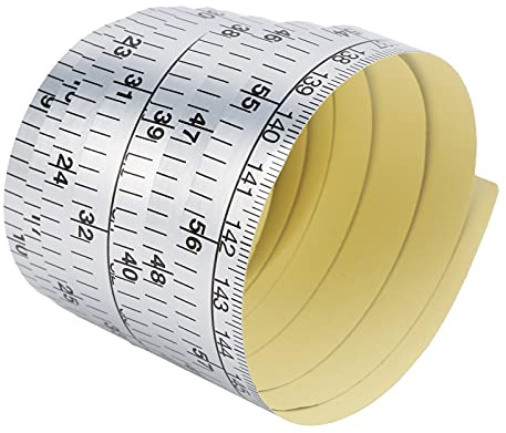 Xiuganpo Cinta Adhesiva de Medición, Adhesivo a Prueba de Agua Flexible para el Polvo de la Medición de la Multipropósito para la Precisa de la Cinta para Coser la Sastrería, el Cuerpo,