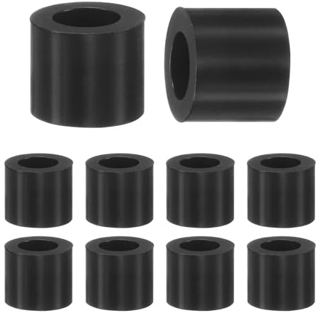 M METERXITY 100 Pezzi Rondelle In Nylon 4.2mm Diametro Interno Plastiche | 7mm Diametro Esterno, Per Viti/Bulloni M4, 6mm Lunghezza, Tonde Non Filettate, Prese