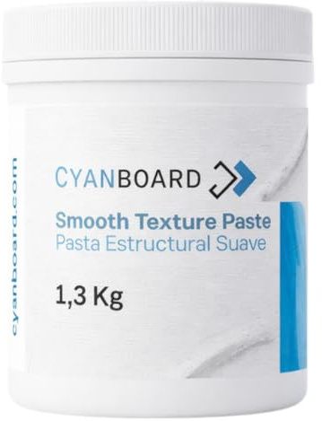 Cyanboard, Strukturpaste, weiche Textur, 1,3 kg, Kunst, Malerei, Relief, Modellbau, Basteln.