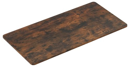 Piano del tavolo in legno, 121 x 61 cm, rettangolare, da scrivania e seduti per stare in piedi, telaio da scrivania per casa e ufficio, versatile banco da lavoro, piano di lavoro fai da te, tavolino