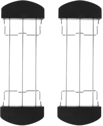 MAGICLULU Rejilla para Calentar Tostadora 2piezas de Acero Inoxidable Superficie Lisa y Soporte para Pan y Sándwiches en Cocina