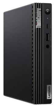 Lenovo ThinkCentre M80q Tiny Intel Core i5 10500T 512GB SSD Disco Rigido 16GB Memoria Windows 11 Pro Desktop Computer Mini PC (Ricondizionato)