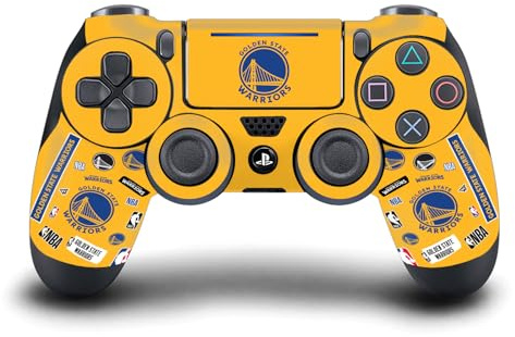 Head Case Designs Officially Licensed NBA Sticker Collage Golden State Warriors Vinyl Sticker Gaming Skin Decal Cover Compatible With Sony PlayStation 4 PS4 DualShock 4 Controller