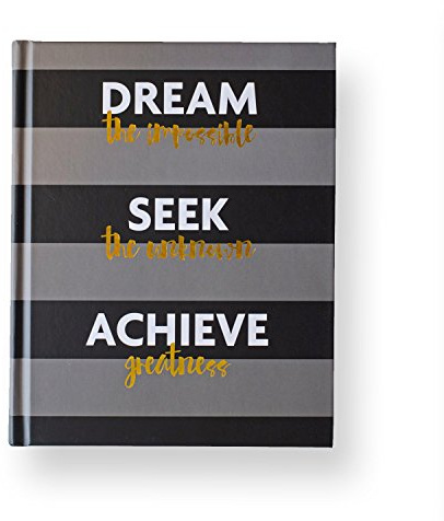 Fitlosophy Fitspiration Journal: 16 Weeks of Guided Fitness Inspiration, Dream Seek Achieve 8 x 7