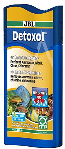 JBL Detoxol 2515700, Sofort-Entgifter, Für gesundes Aquarienwasser, 250 ml