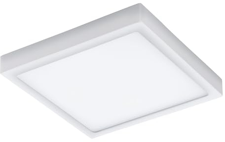 EGLO Connect LED Außen-Deckenlampe Argolis-C Smart | Home Außenleuchte für Wand und Decke, Deckenleuchte aus Alu und Kunststoff, dimmbar, Weißtöne einstellbar, IP44, 30 x 30 cm