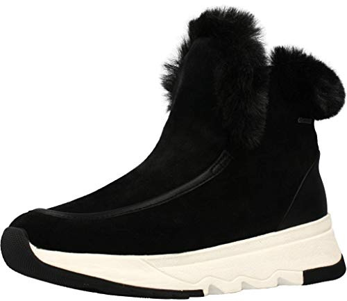 Geox D Falena B Abx B, Botines para Mujer, Negro (Black), 36 EU