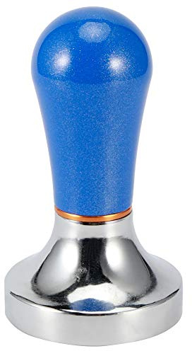 Prensa Para Café Espresso De 57 MM, Ligera Y Portátil, Fabricada En Aleación De Aluminio Prensador De Cafe Prensa Para Café Espresso Accesorios Para Cafeteras Espresso (Azul Oscuro)