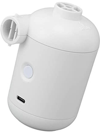 Zerodis Bomba Pequeña USB, Bomba de Aire Recargable de PVC, Inflado Rápido para Colchón de Aire, Juguetes de Piscina, Flotadores, Cama de Aire, Bolsas de Almacenamiento Al Vacío