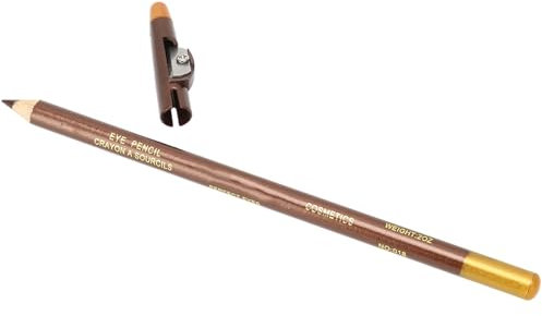 Penna Riempitiva per Barba Uomo, Riempitivo Professionale per Matita per Barba Dotato di Temperamatite per Modellare la Barba (Marrone chiaro)