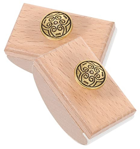 Operitacx 2stücke Holz Tinten Trockner Schnelltrocknender Tintenstempel Schreibtisch Tintenlöscher Hebel-löscher Büro Schul Zubehör Werkzeug