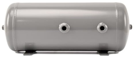 1L-20L High Pressure Mini Small Portable Air Tank Kit/ 24L-100L Large Air Reservoir Tank, Carbon Steel Horizontal Air Storage Bladder Containers for Air Pump/Gas Tank/Compressor (Size : 10L/2.64GaL/4